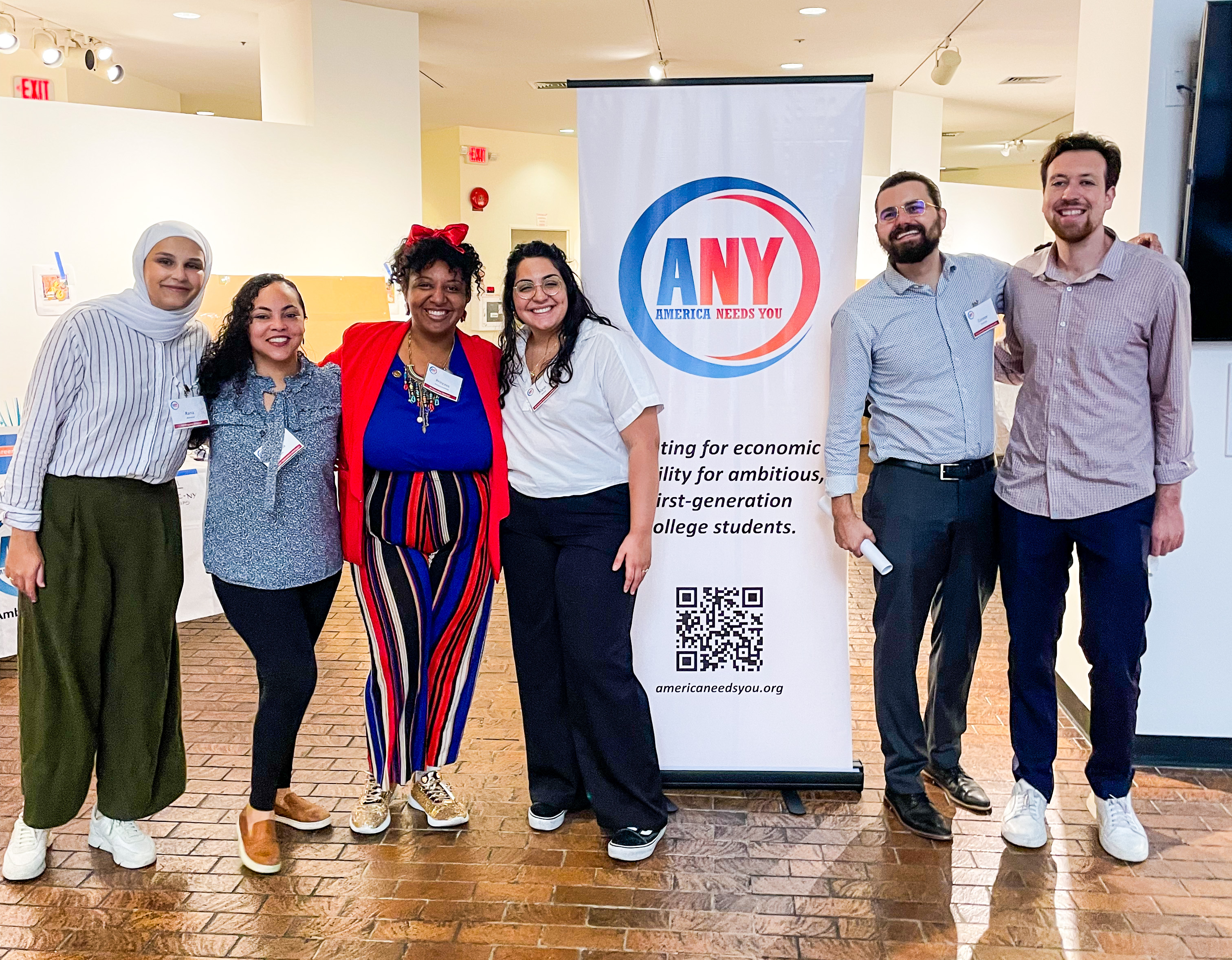 Connor with the America Needs You team